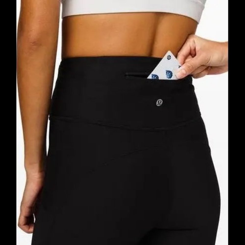 Lululemon Flurry Up Super High Rise Leggings Black, 28", Sz. 10